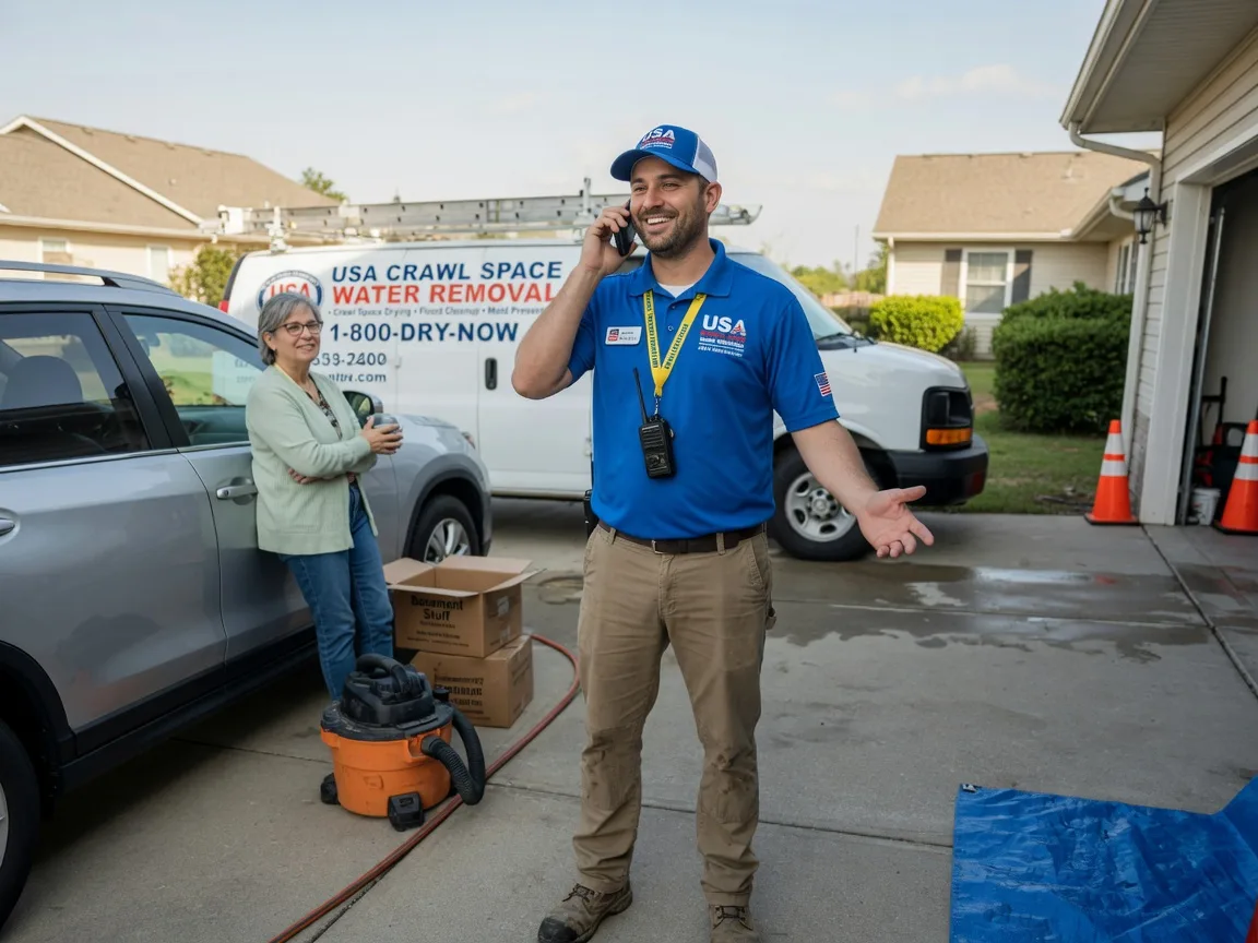 Crawl Space Water Removal Ellery, IL FAQs